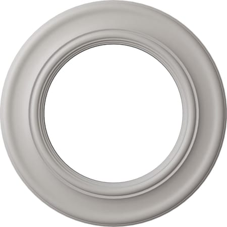 Holmdel Ceiling Medallion (Canopies up to 12 7/8"), 20 7/8"OD x 12 7/8"ID x 1"P, Ultra Pure White